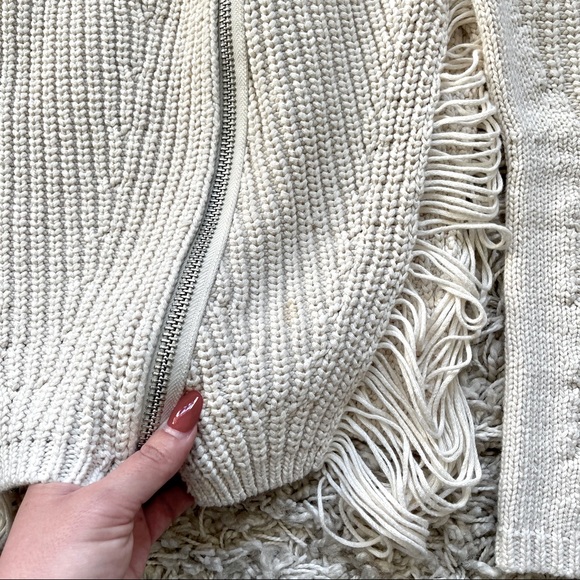 Maje Distressed Motorcycle Cardigan - Picture 9 of 9